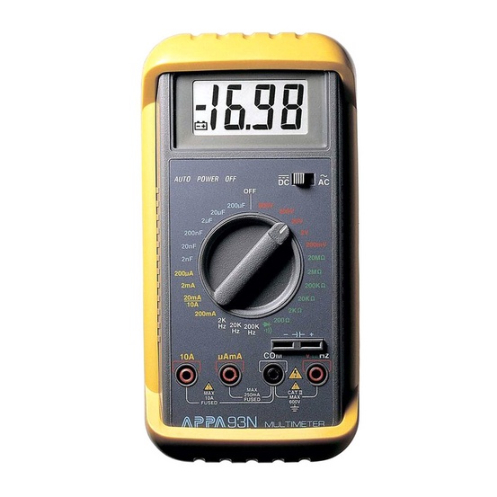 APPA 93N - мультиметр цифровой