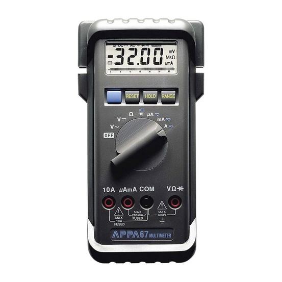APPA 67 - мультиметр цифровой