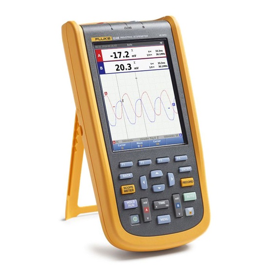 Fluke 124B - цифровой осциллограф