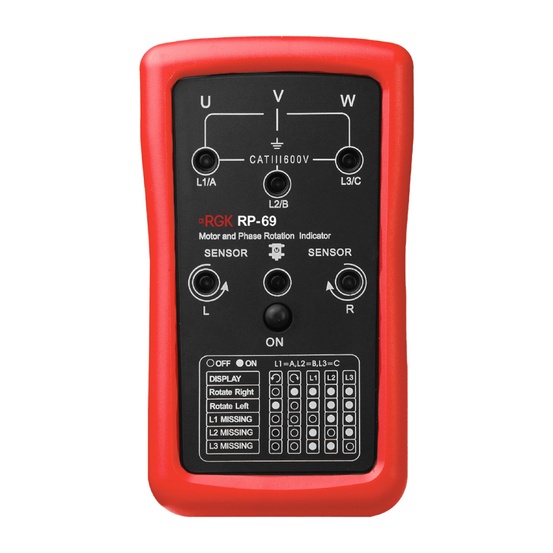 Индикатор чередования фаз RGK RP-69