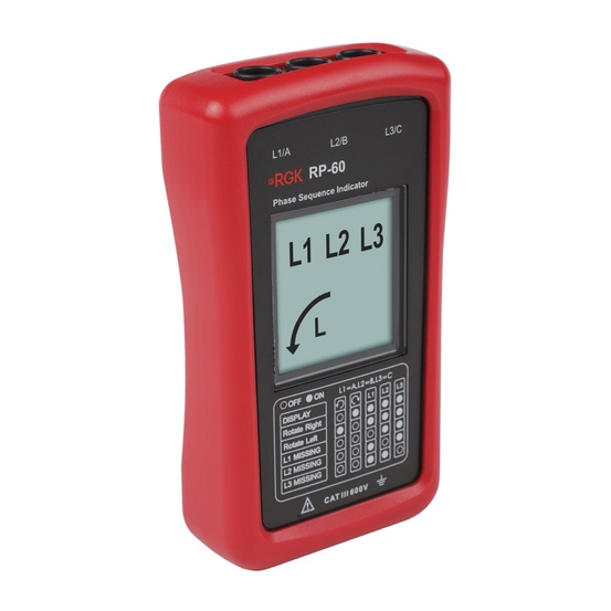 Индикатор чередования фаз RGK RP-60